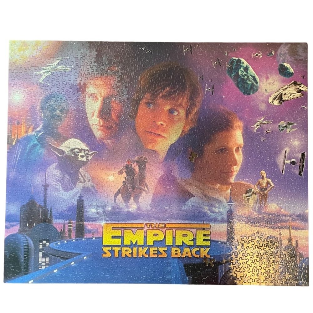 Empire Strikes Back Springbok Puzzle Star Wars 1500 1997 USA Missing 2 pcs!